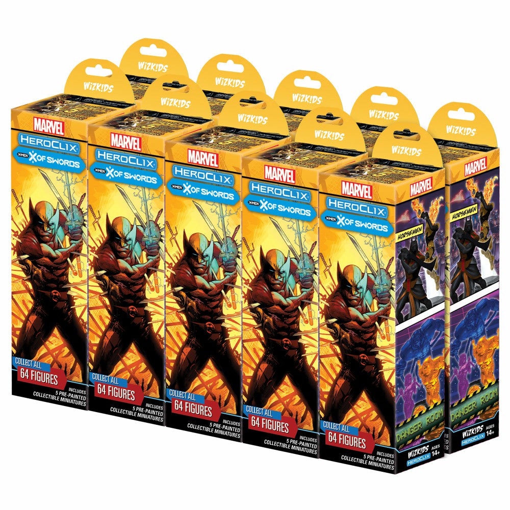 Marvel | Marvel Heroclix: X-Men X Of Swords Collectible Miniatures Game Booster Brick Action Figures & Playsets Marvel