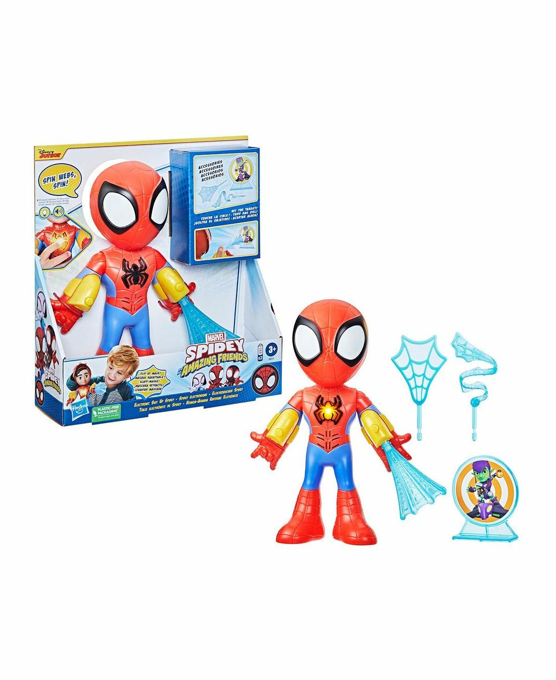 Marvel | Marvel Spidey And His Amazing Friends 10″ Electronic Action Figure – Suit Up Spidey Action Figures & Playsets Marvel