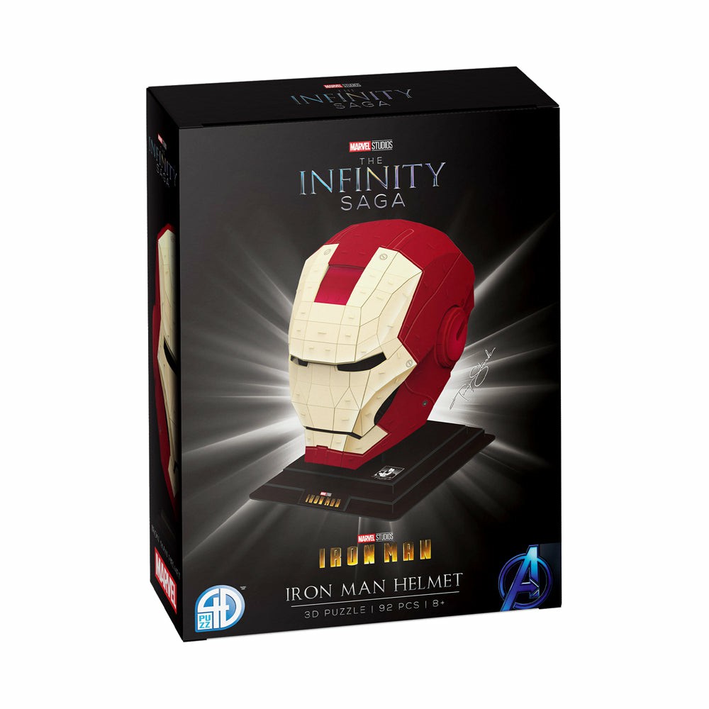 Marvel | Marvel The Infinity Saga Iron Man Helmet 3D Puzzle – 92 Piece Set Action Figures & Playsets Marvel