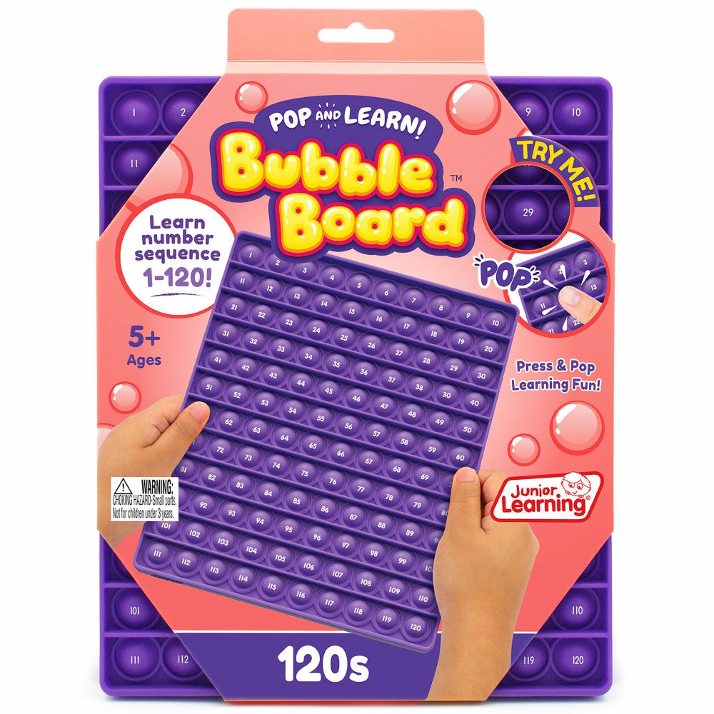 Math, Counting & Time | Interactive 120S Bubble Board – Educational Math Learning Toy Learning & Development Math, Counting & Time