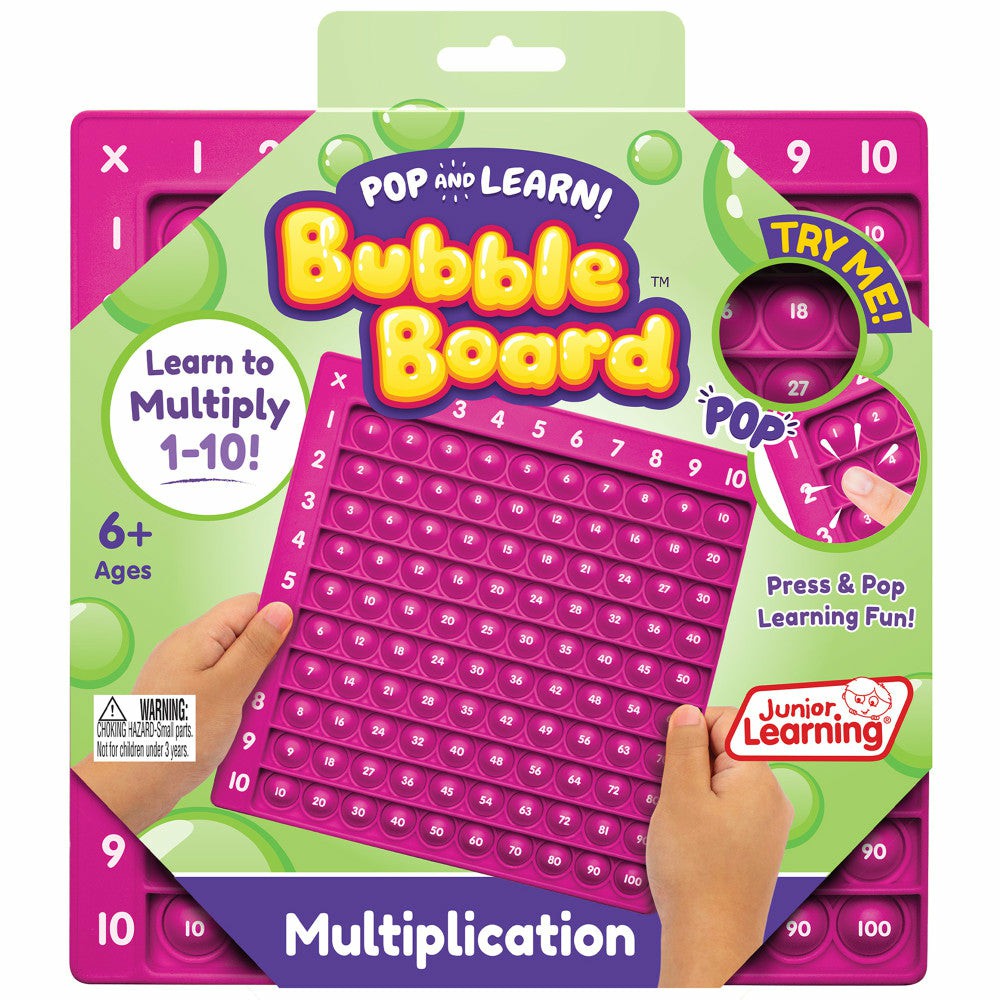 Math, Counting & Time | Interactive Multiplication Bubble Board – Educational Math Toy Learning & Development Math, Counting & Time