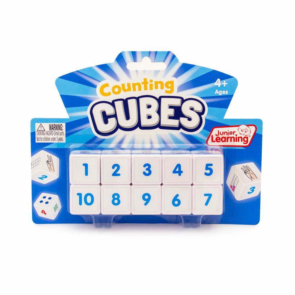 Math, Counting & Time | Junior Learning Counting Cubes – Educational Math Set For Kids Learning & Development Math, Counting & Time