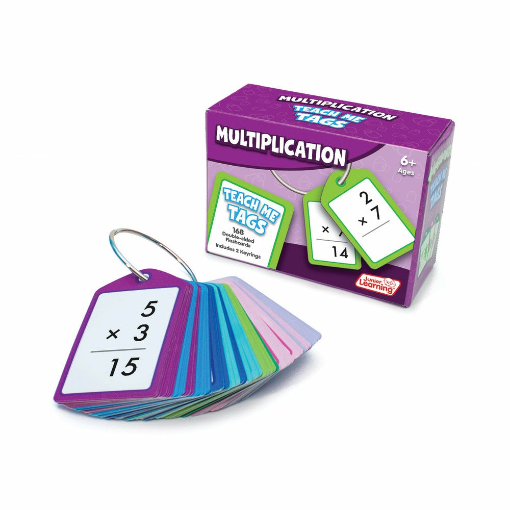 Math, Counting & Time | Junior Learning Multiplication Teach Me Tags – 168 Educational Flashcards Learning & Development Math, Counting & Time