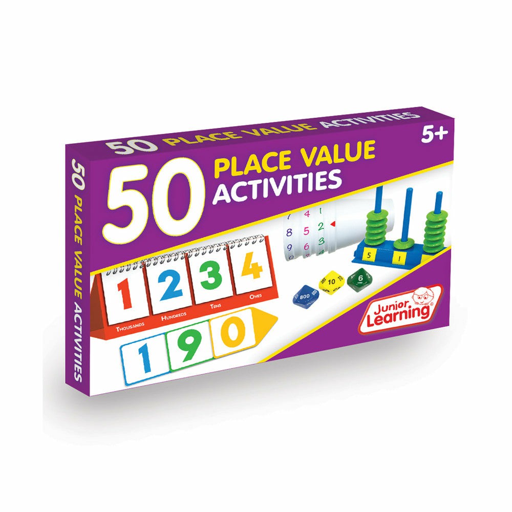 Math, Counting & Time | Junior Learning Place Value Activity Set – Educational Math Game For Ages 5-8 Learning & Development Math, Counting & Time