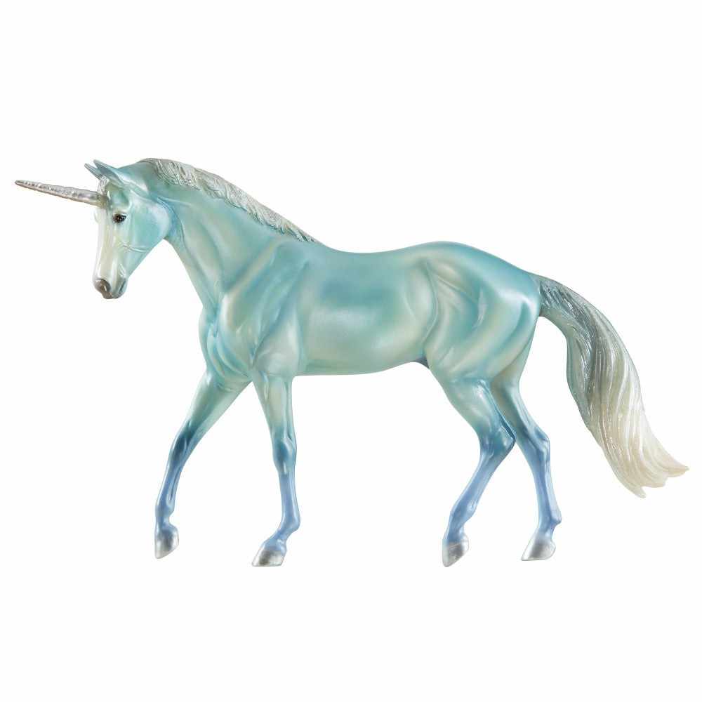 Miniature & Collectible Dolls | Breyer Freedom Series Le Mer Unicorn 1:12 Scale – Oceanic Pearly Seafoam Dolls & Stuffed Animals Miniature & Collectible Dolls