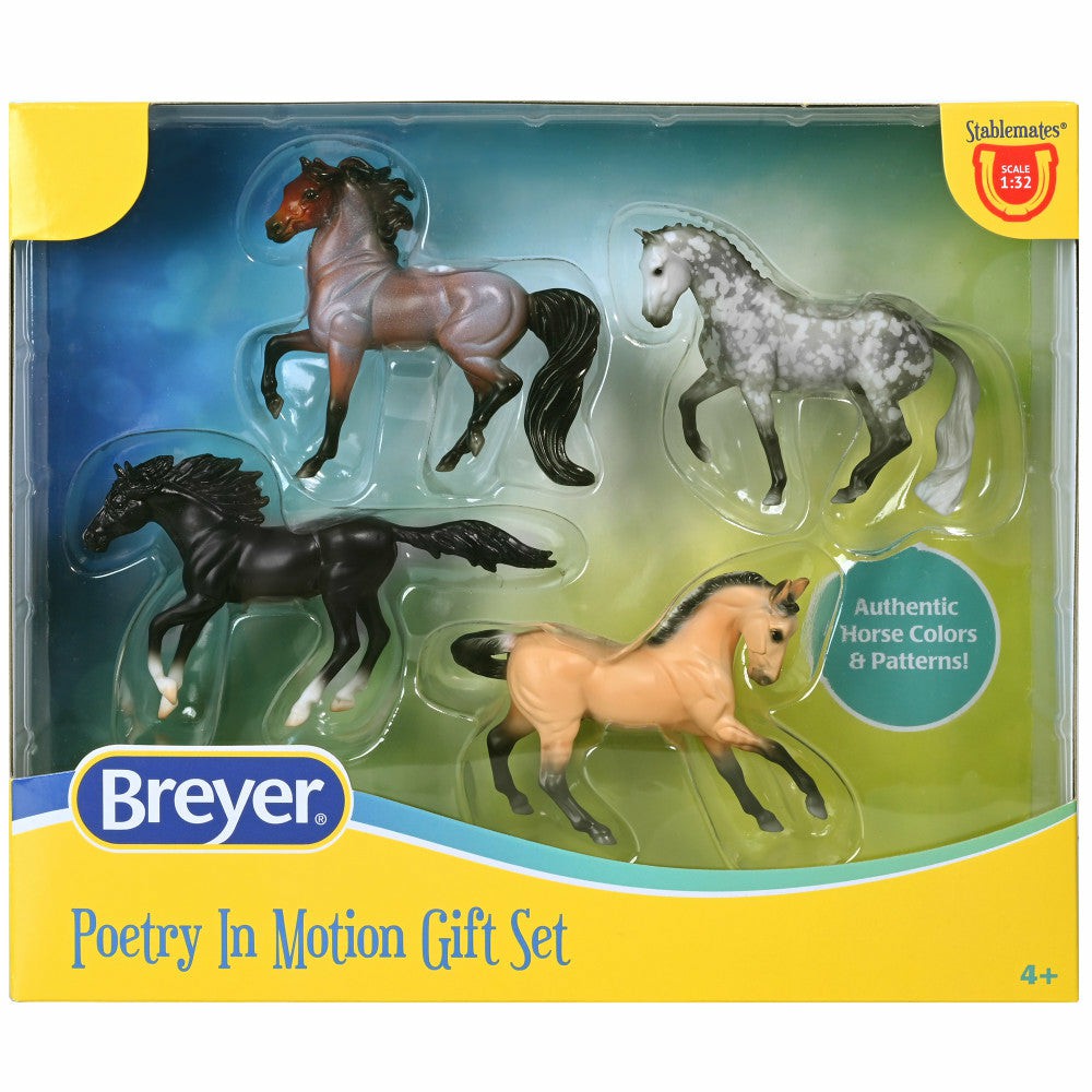 Miniature & Collectible Dolls | Breyer Stablemates Poetry In Motion 3.75 Inch Horse Collectible Set Dolls & Stuffed Animals Miniature & Collectible Dolls