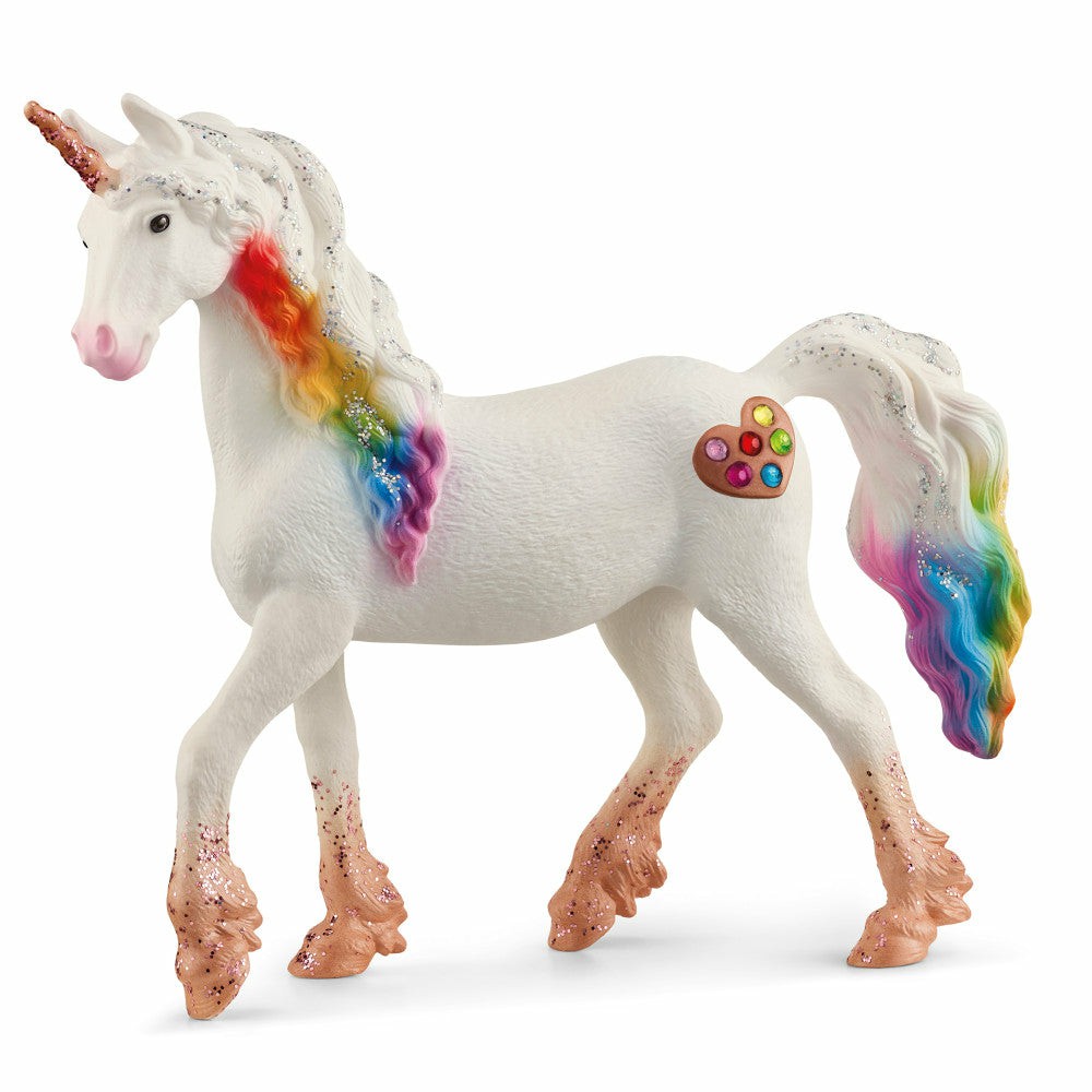 Miniature & Collectible Dolls | Schleich Bayala 7 Inch Rainbow Love Unicorn Mare – Magical Figurine Dolls & Stuffed Animals Miniature & Collectible Dolls