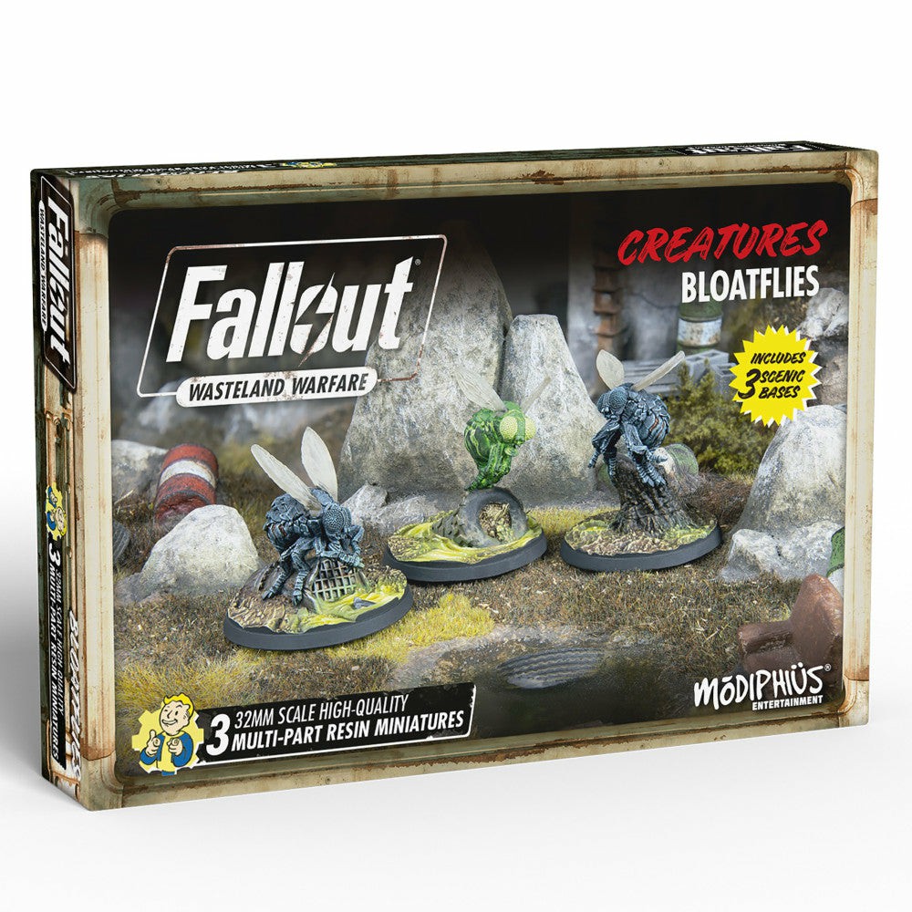 Miniature Figures & Games | Fallout Wasteland Warfare 32Mm Miniatures – Creatures Bloatflies Set Games & Puzzles Miniature Figures & Games