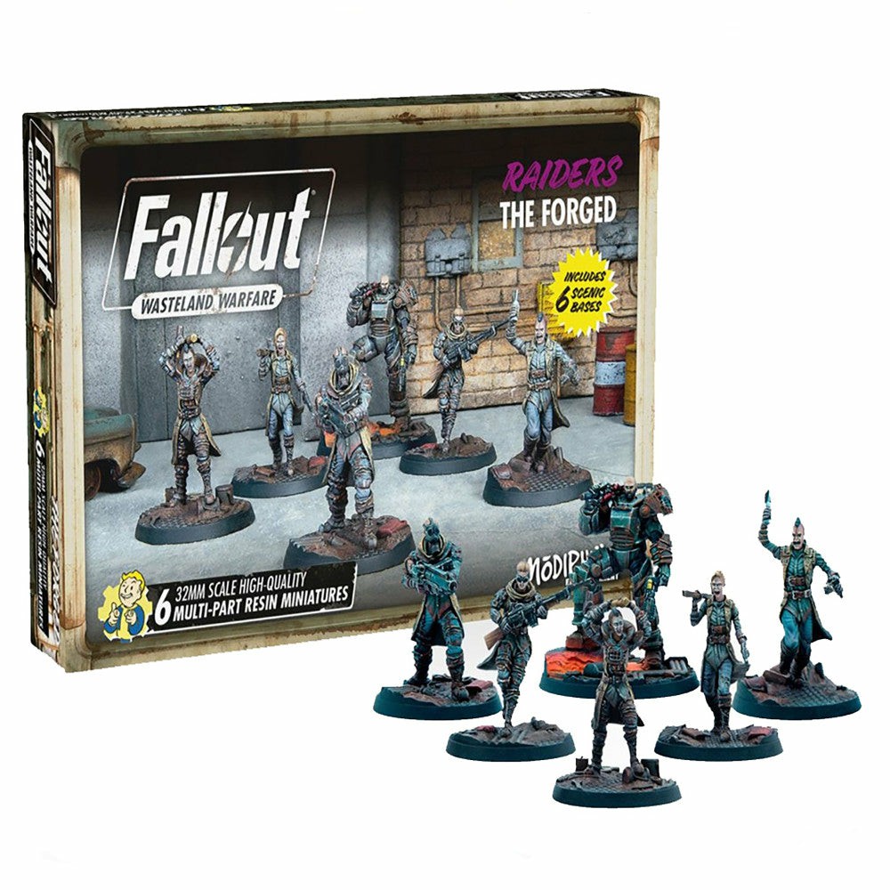 Miniature Figures & Games | Fallout Wasteland Warfare: Raiders – The Forged 32Mm Scale Collectible Miniature Set Games & Puzzles Miniature Figures & Games