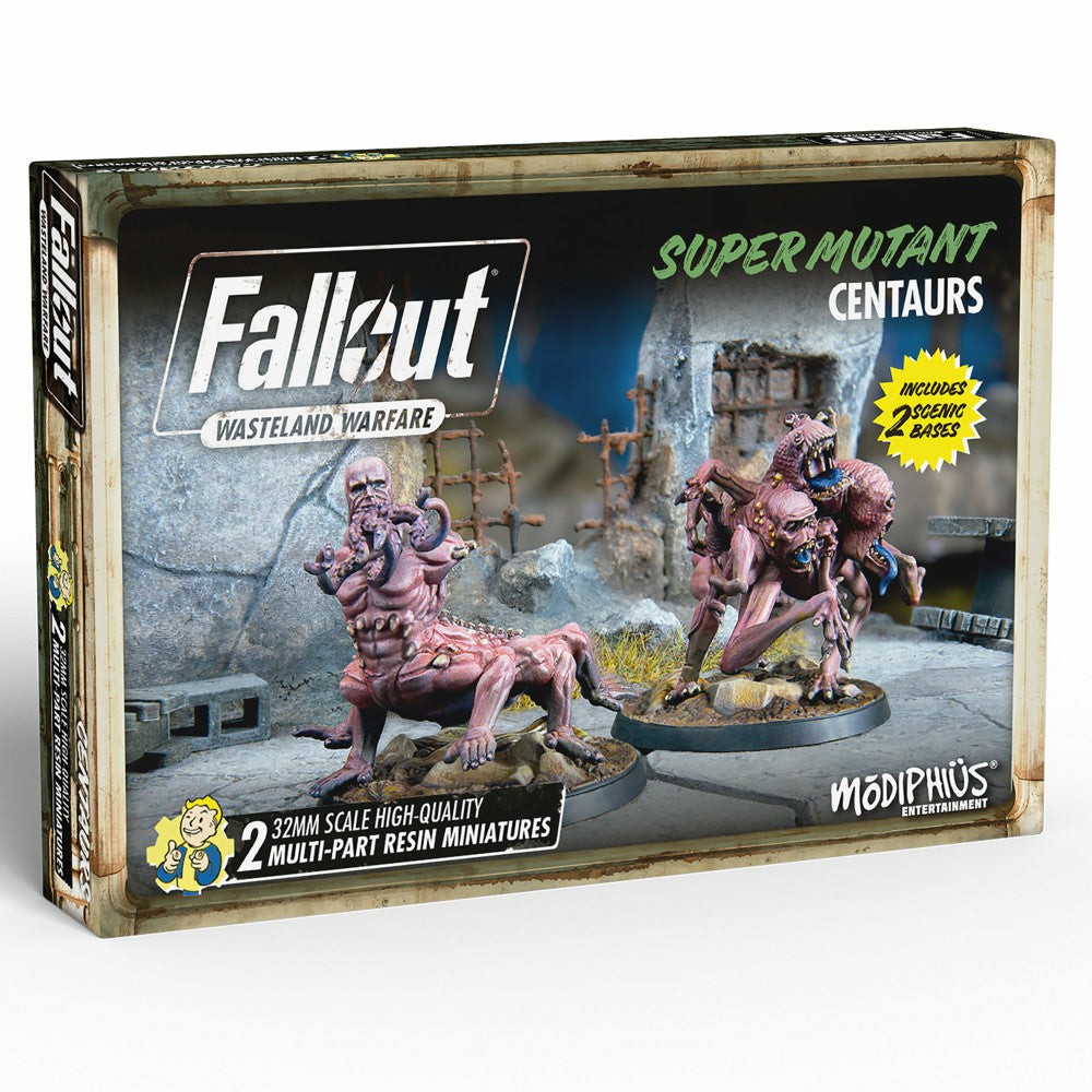 Miniature Figures & Games | Modiphius Fallout: Wasteland Warfare 32Mm Super Mutants Centaurs Miniature Set Games & Puzzles Miniature Figures & Games