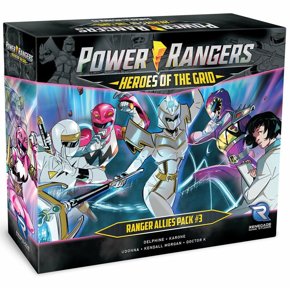 Miniature Figures & Games | Power Rangers Heroes Of The Grid: Ranger Allies Pack #3 Expansion Set Games & Puzzles Miniature Figures & Games