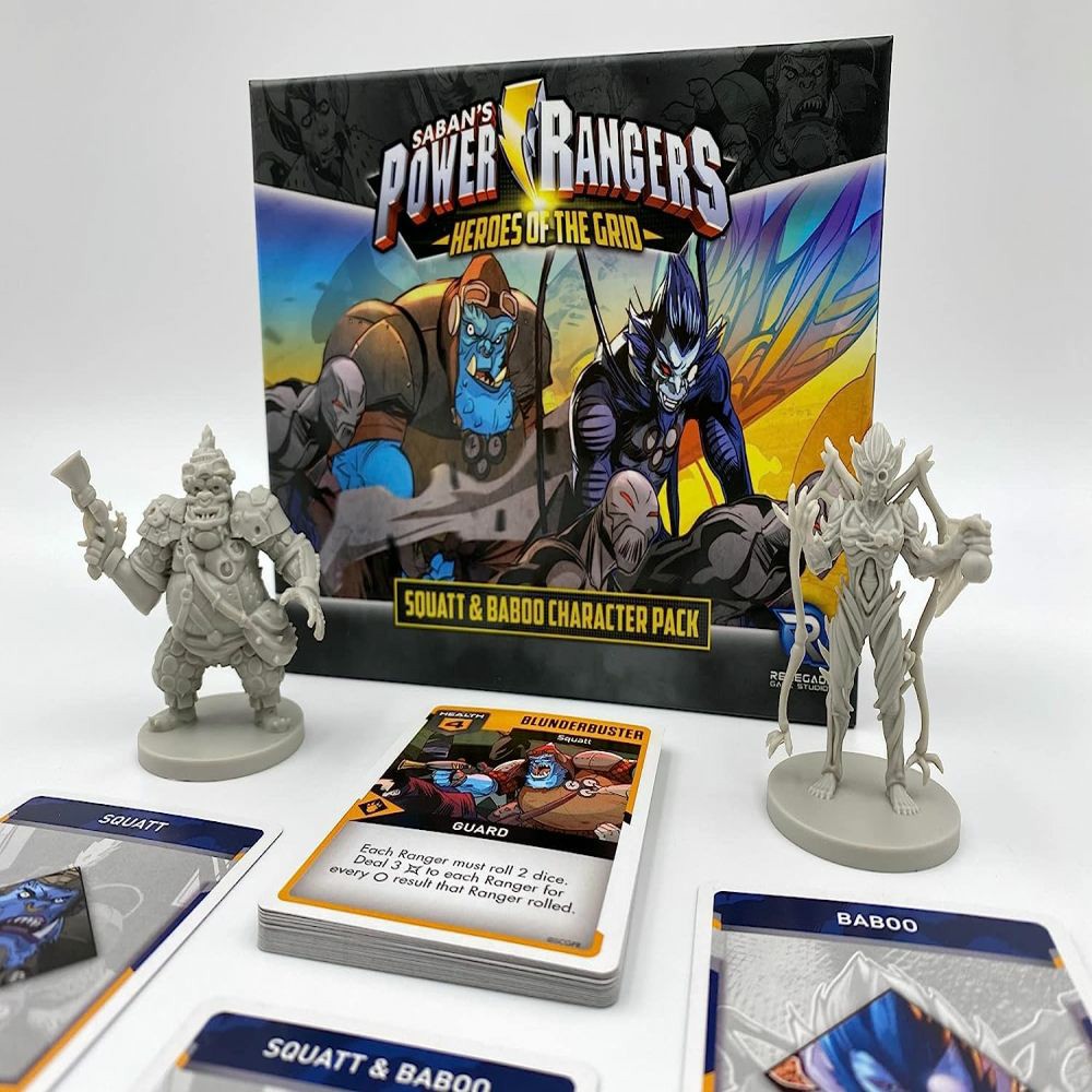 Miniature Figures & Games | Power Rangers Heroes Of The Grid Squatt & Baboo Miniature Pack Games & Puzzles Miniature Figures & Games