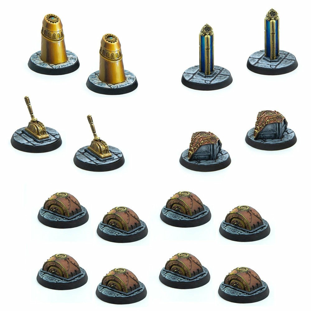 Miniature Figures & Games | The Elder Scrolls: Call To Arms – Dwemer Markers And Tokens Resin Miniature Set Games & Puzzles Miniature Figures & Games