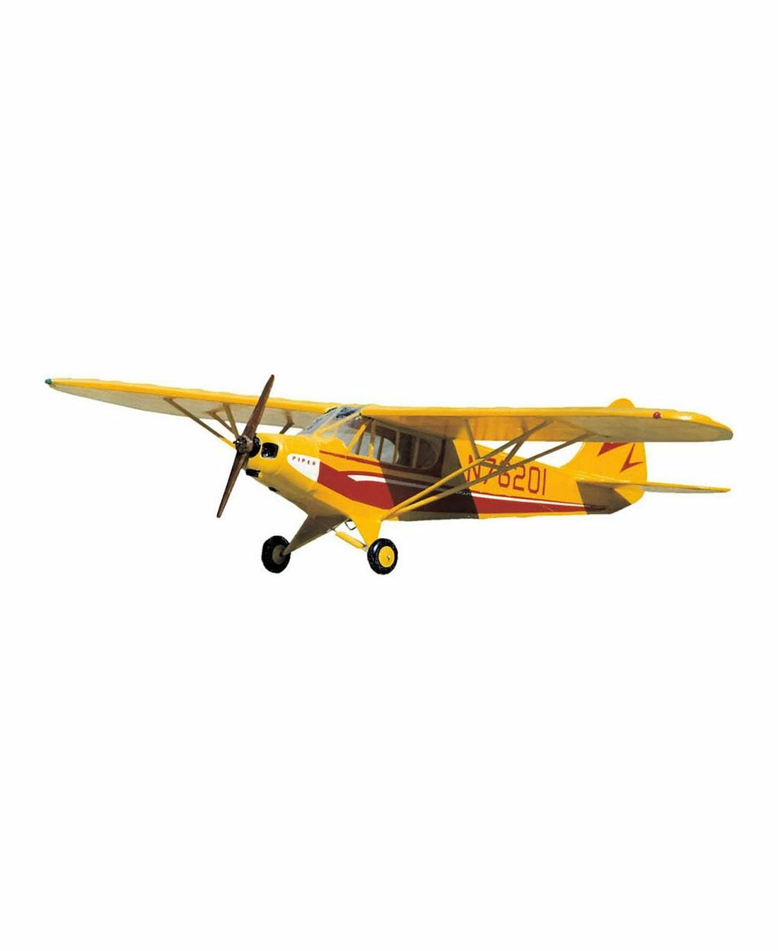 Model Kits | Guillow’s Piper Super Cub 95 1/18 Scale Balsa Model Airplane Kit Building Blocks & Sets Model Kits