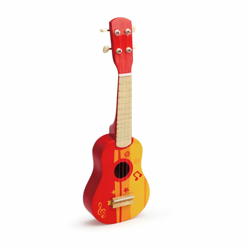 Musical & Sound Toys | Hape Red & Yellow Kid’s Wooden Toy Ukulele, 21-Inch Musical Instrument Baby & Toddler Toys Musical & Sound Toys