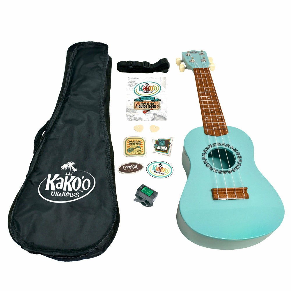 Musical & Sound Toys | Kako’O 21″ Soprano Ukulele Starter Kit In Seafoam Green Baby & Toddler Toys Musical & Sound Toys