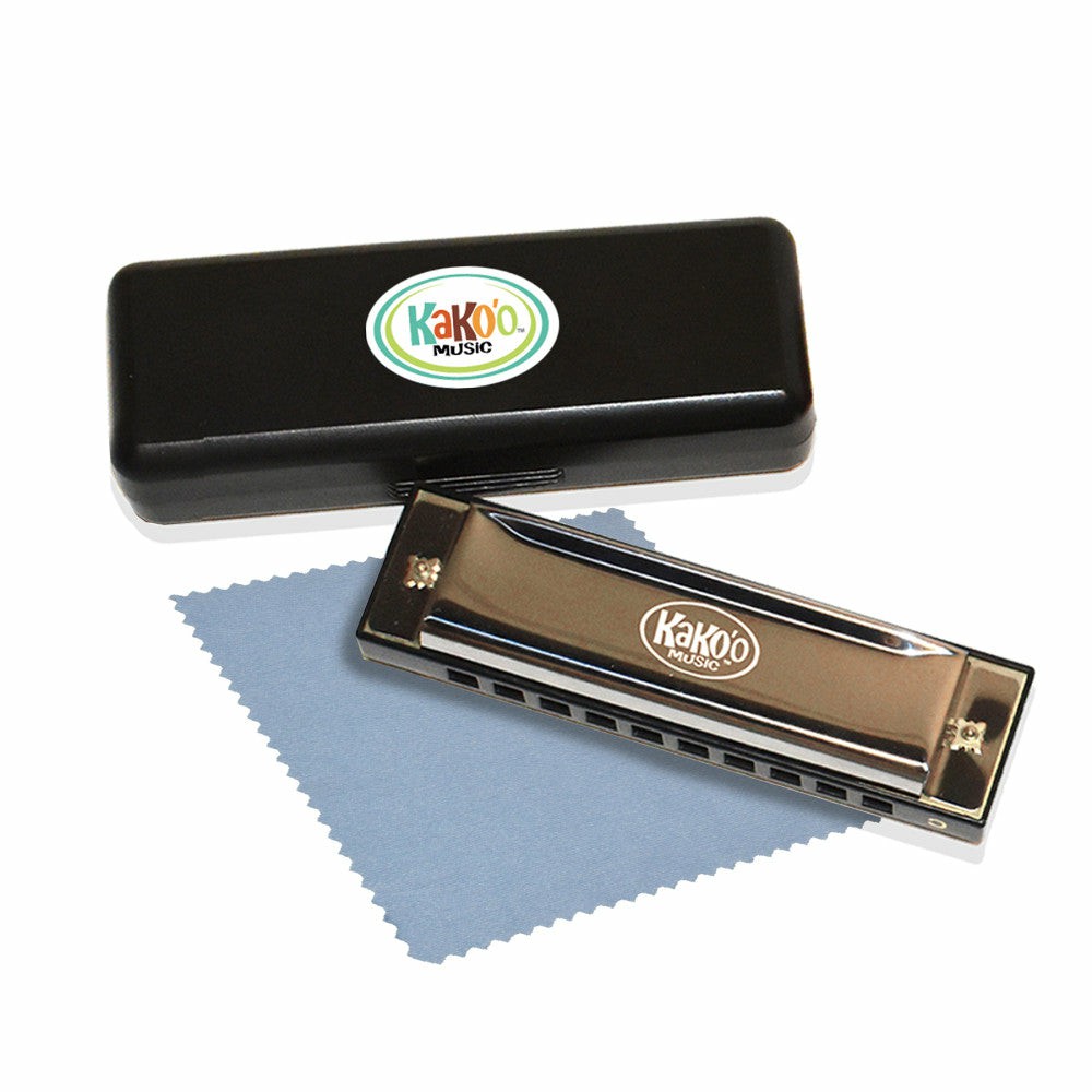 Musical & Sound Toys | Kako’O Classic Silver Harmonica – Key Of C Diatonic Instrument Baby & Toddler Toys Musical & Sound Toys