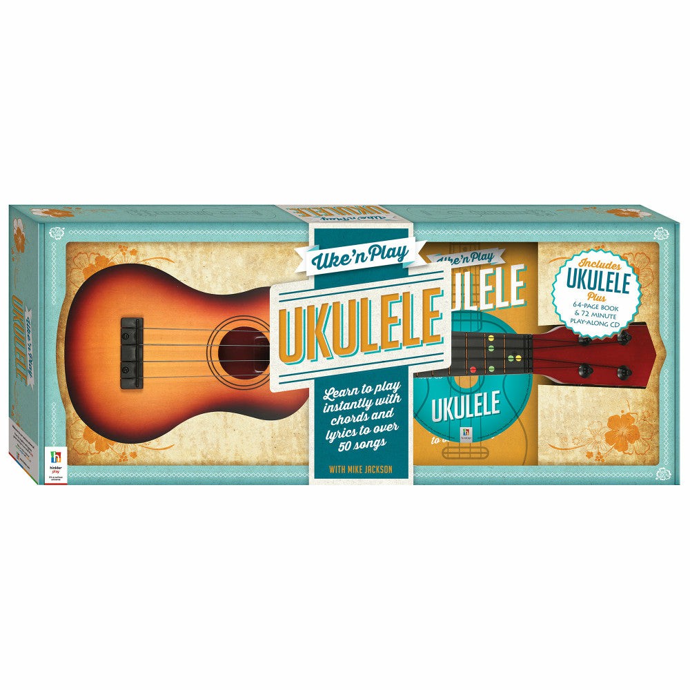 Musical & Sound Toys | Uke’N Play: Complete Ukulele Beginner Kit With Instructional Book And Cd Baby & Toddler Toys Musical & Sound Toys