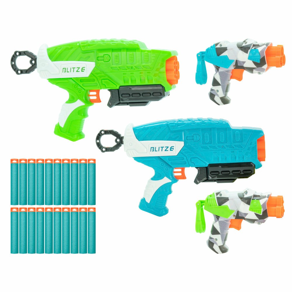 Nerf & Toy Blasters | Air Warriors Blitz Fire Dart Blaster Combo Pack, Ages 6+ Action Figures & Playsets Nerf & Toy Blasters