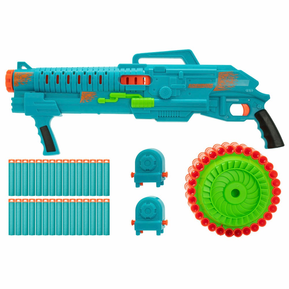 Nerf & Toy Blasters | Air Warriors Sidewinder Dart Blaster: Rapid-Fire, Pump-Action Fun, Ages 6+ Action Figures & Playsets Nerf & Toy Blasters