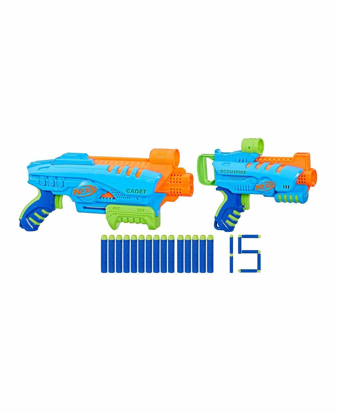 Nerf & Toy Blasters | Nerf Elite Jr Ultimate Starter Set With Easy-Play Blasters And Foam Darts Action Figures & Playsets Nerf & Toy Blasters