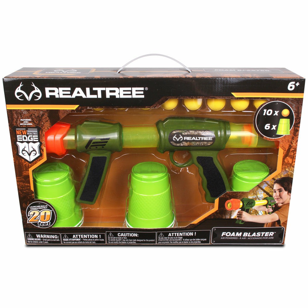 Nerf & Toy Blasters | Realtree Foam Blaster Set – Nkok, Camo Pump Action With Foam Balls And Target Cups Action Figures & Playsets Nerf & Toy Blasters