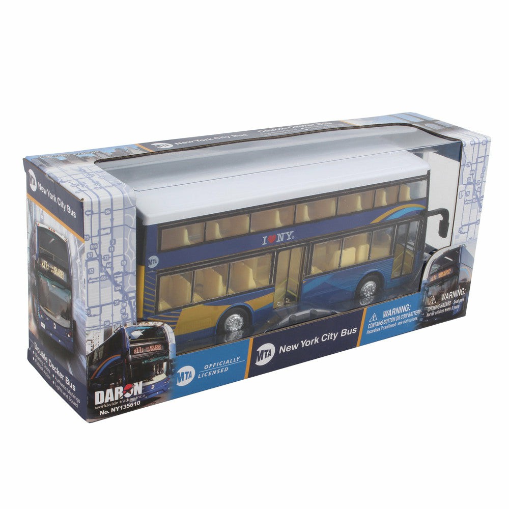 Playsets & Racetracks | Daron Nyc Mta Certified Double Decker Bus Toy With Lights & Sound Playsets & Racetracks Playsets & Racetracks