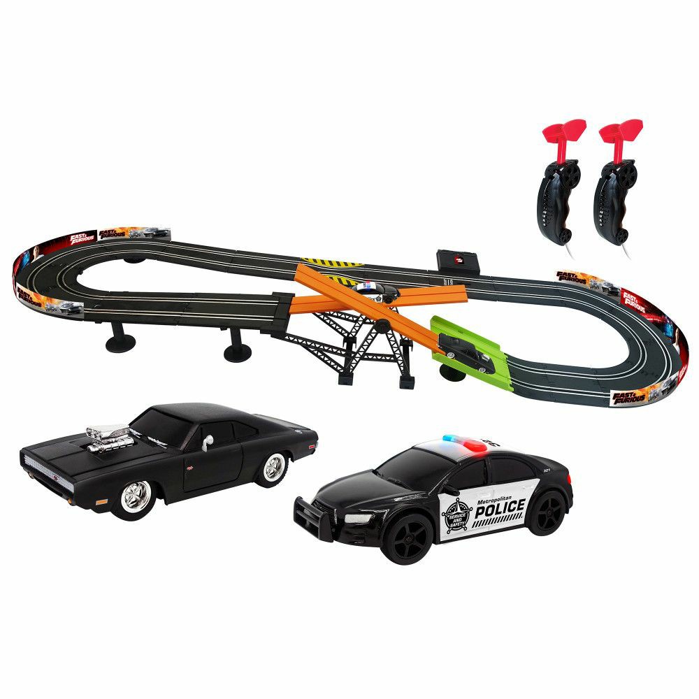 Playsets & Racetracks | Fast & Furious 1:43 Scale Dead Drop Challenge Slot Car Racetrack Set Playsets & Racetracks Playsets & Racetracks