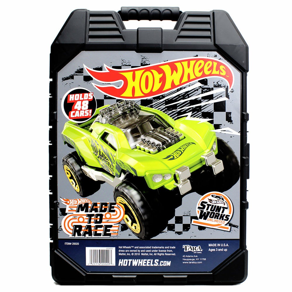 Playsets & Racetracks | Hot Wheels 48-Car Storage Case With Easy-Grip Handle Playsets & Racetracks Playsets & Racetracks