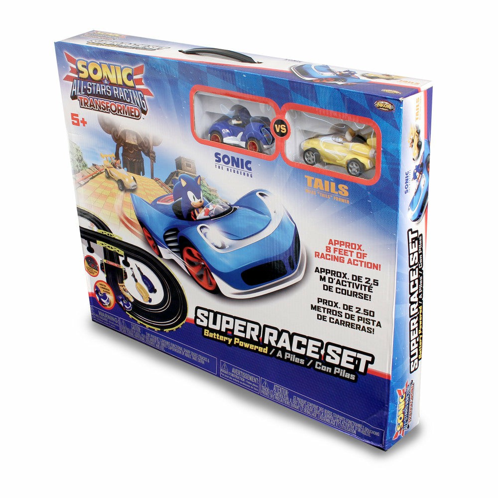 Playsets & Racetracks | Nkok Sonic & Tails All Stars Racing Transformed Rc Slot Car Set Playsets & Racetracks Playsets & Racetracks