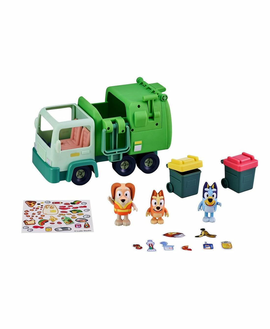 Playsets & Vehicles | Bluey Series 6 Interactive Garbage Truck Playset With Figures Action Figures & Playsets Playsets & Vehicles