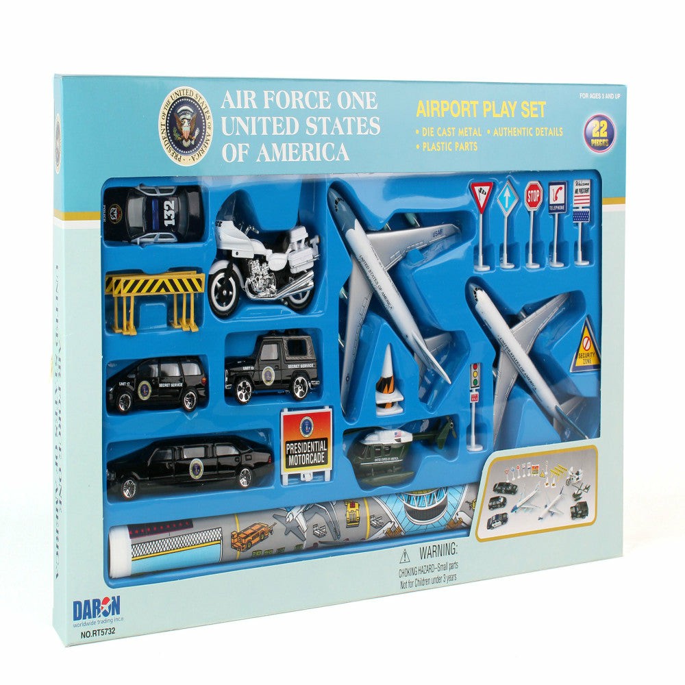 Playsets & Vehicles | Daron Air Force One Die-Cast Playset, 20-Piece Collection Action Figures & Playsets Playsets & Vehicles