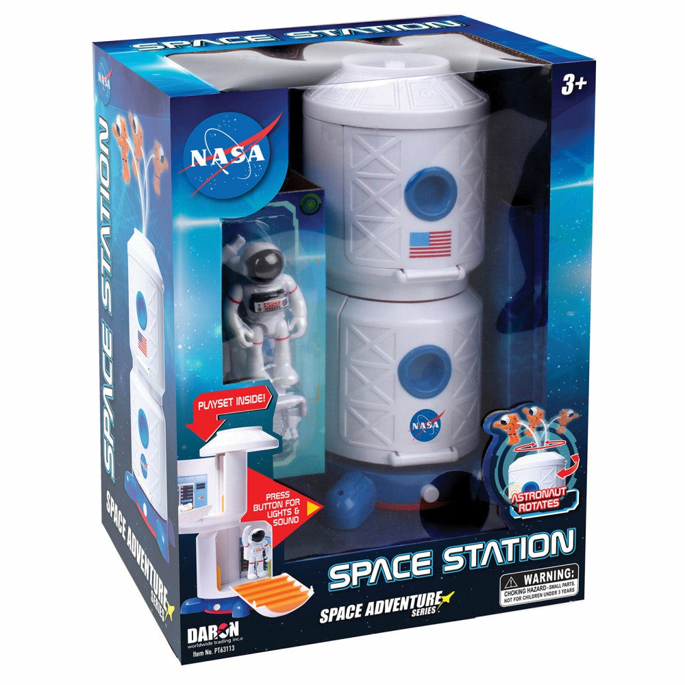 Playsets & Vehicles | Daron Nasa Space Adventure Series: Space Station With Interactive Lights And Sounds Action Figures & Playsets Playsets & Vehicles