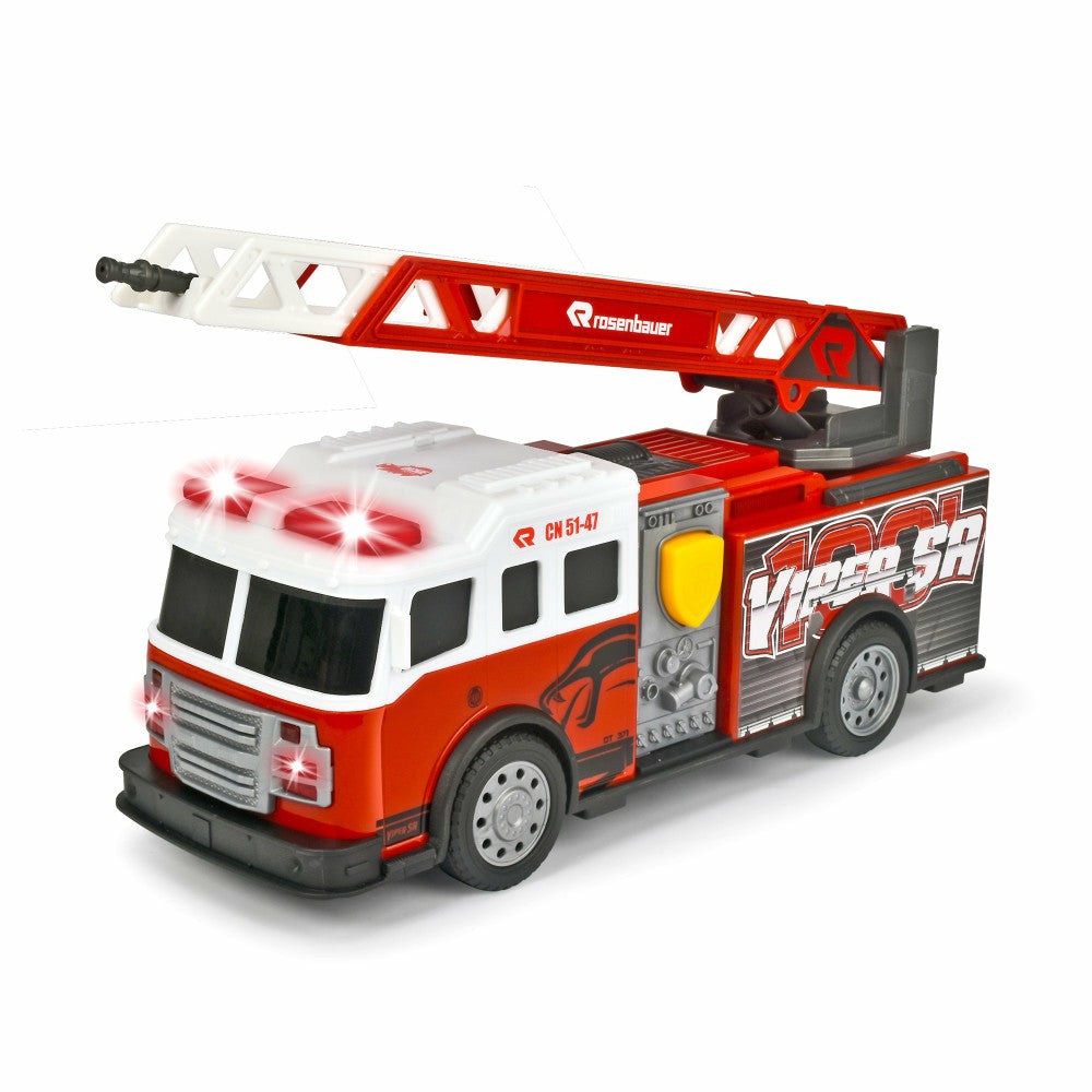 Playsets & Vehicles | Dickie Toys 1:18 Scale Light & Sound Viper Fire Truck Model Action Figures & Playsets Playsets & Vehicles