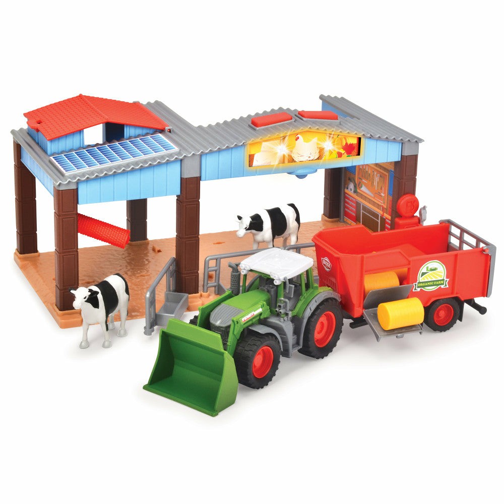 Playsets & Vehicles | Dickie Toys Farm Station Playset With Light & Sound Effects Action Figures & Playsets Playsets & Vehicles