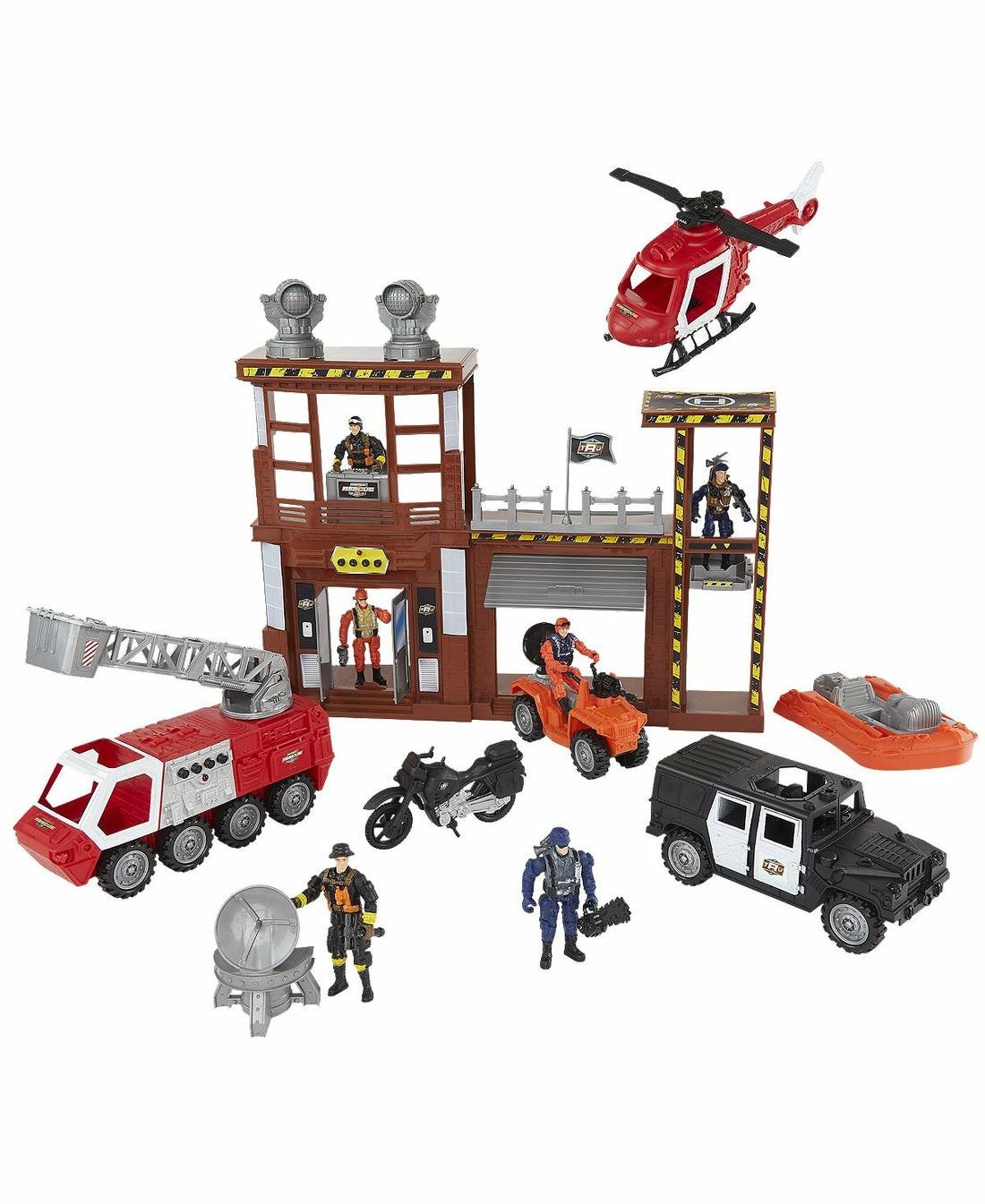 Playsets & Vehicles | True Heroes Rescue Mega Playset – Ultimate Emergency Response Action Figures & Playsets Playsets & Vehicles