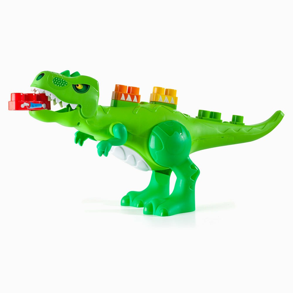 Preschool Building Sets & Blocks | Molto Dino Blocks Interactive Playset – 30 Pieces Building Blocks & Sets Preschool Building Sets & Blocks