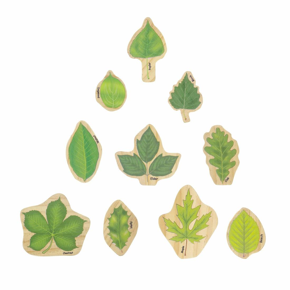 Preschool Building Sets & Blocks | The Freckled Frog Stacking Leaves – Educational Wooden Block Set Building Blocks & Sets Preschool Building Sets & Blocks