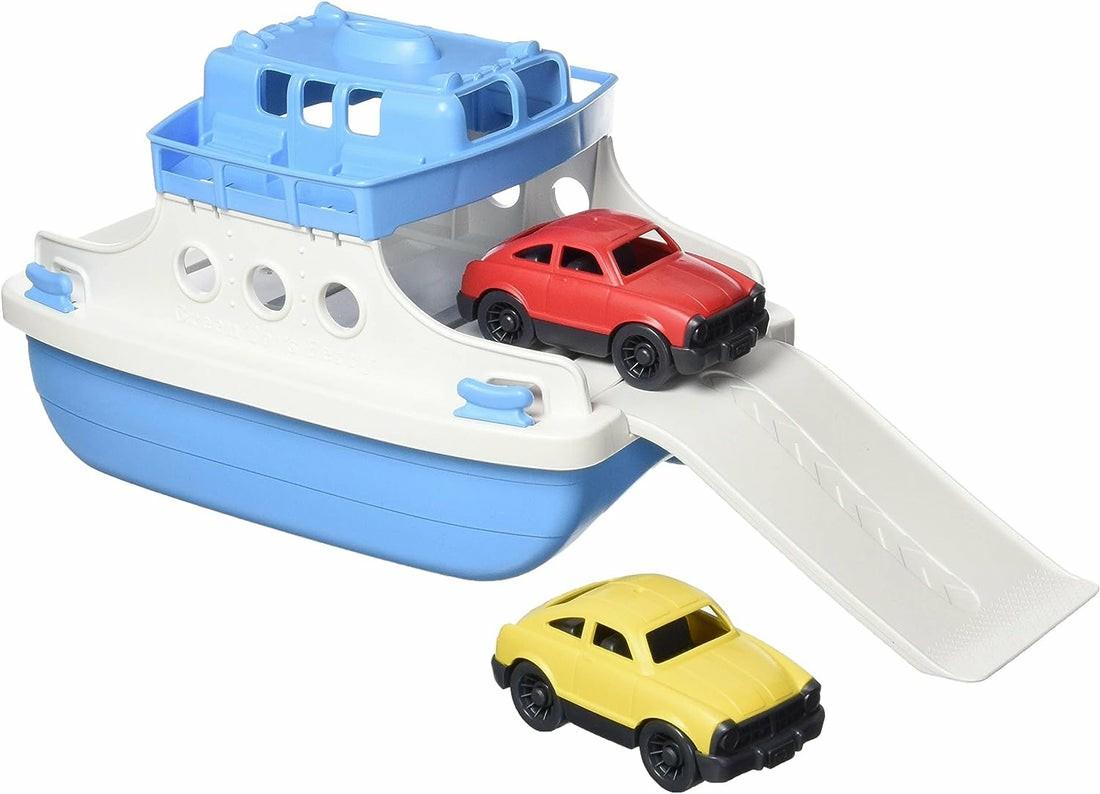 Preschool Education Toys & Activities | Green Toys Eco-Friendly Ferry Boat With 2 Mini Cars – 100% Recycled Plastic Preschool Education Toys & Activities Preschool Education Toys & Activities