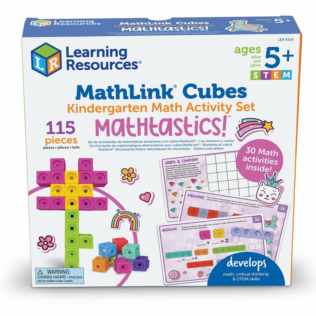 Preschool Education Toys & Activities | Learning Resources Mathlink Cubes – Kindergarten Math Activity Set – Mathatics! Preschool Education Toys & Activities Preschool Education Toys & Activities