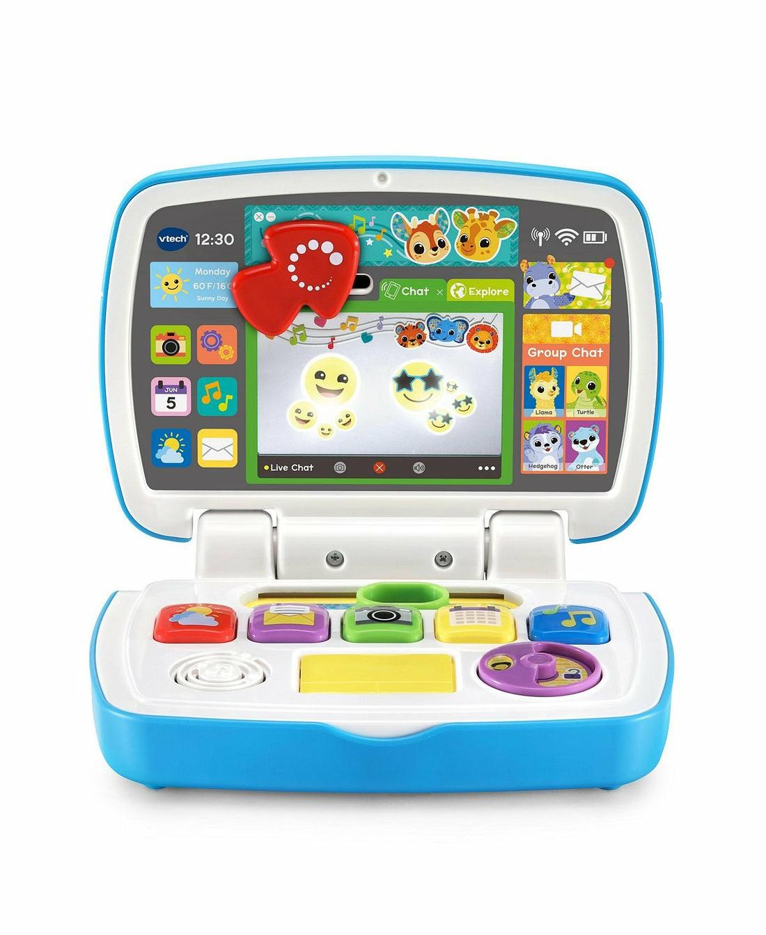 Preschool Education Toys & Activities | Vtech Toddler Tech Laptop – Interactive Learning Toy With Magic Mirror – Blue Preschool Education Toys & Activities Preschool Education Toys & Activities