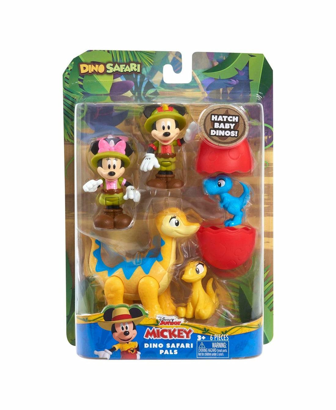 Preschool Figures & Playsets | Disney Junior Mickey Mouse Dino Safari Pals 7-Piece Figure Set Action Figures & Playsets Preschool Figures & Playsets