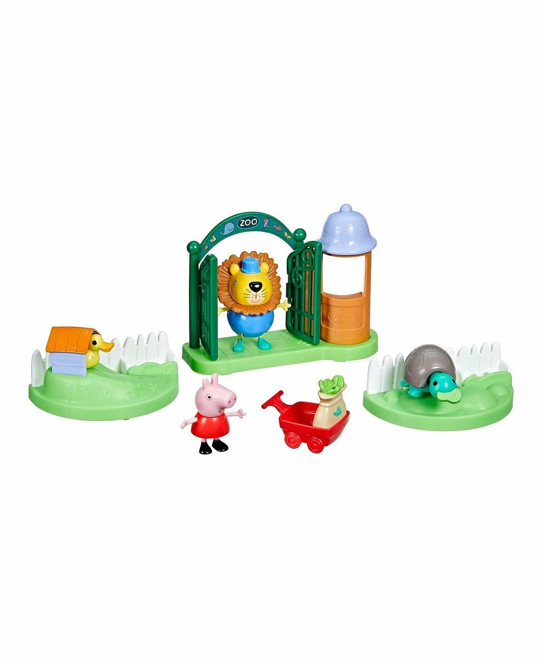 Preschool Figures & Playsets | Peppa Pig Peppa’s Day At The Zoo Playset Action Figures & Playsets Preschool Figures & Playsets