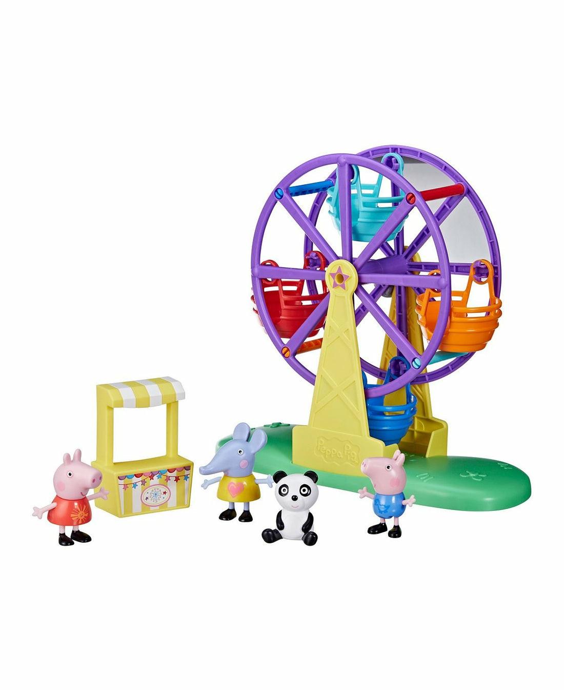 Preschool Figures & Playsets | Peppa Pig Peppa’s Fun Fair Playset With Spinning Ferris Wheel Action Figures & Playsets Preschool Figures & Playsets