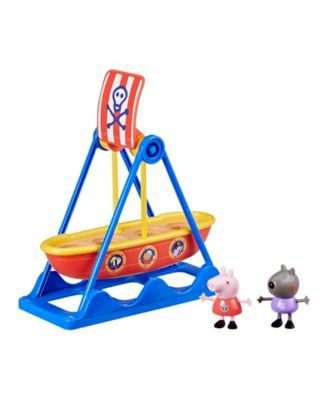 Preschool Figures & Playsets | Peppa Pig Pirate Ship Ride Playset With Swinging Action Action Figures & Playsets Preschool Figures & Playsets