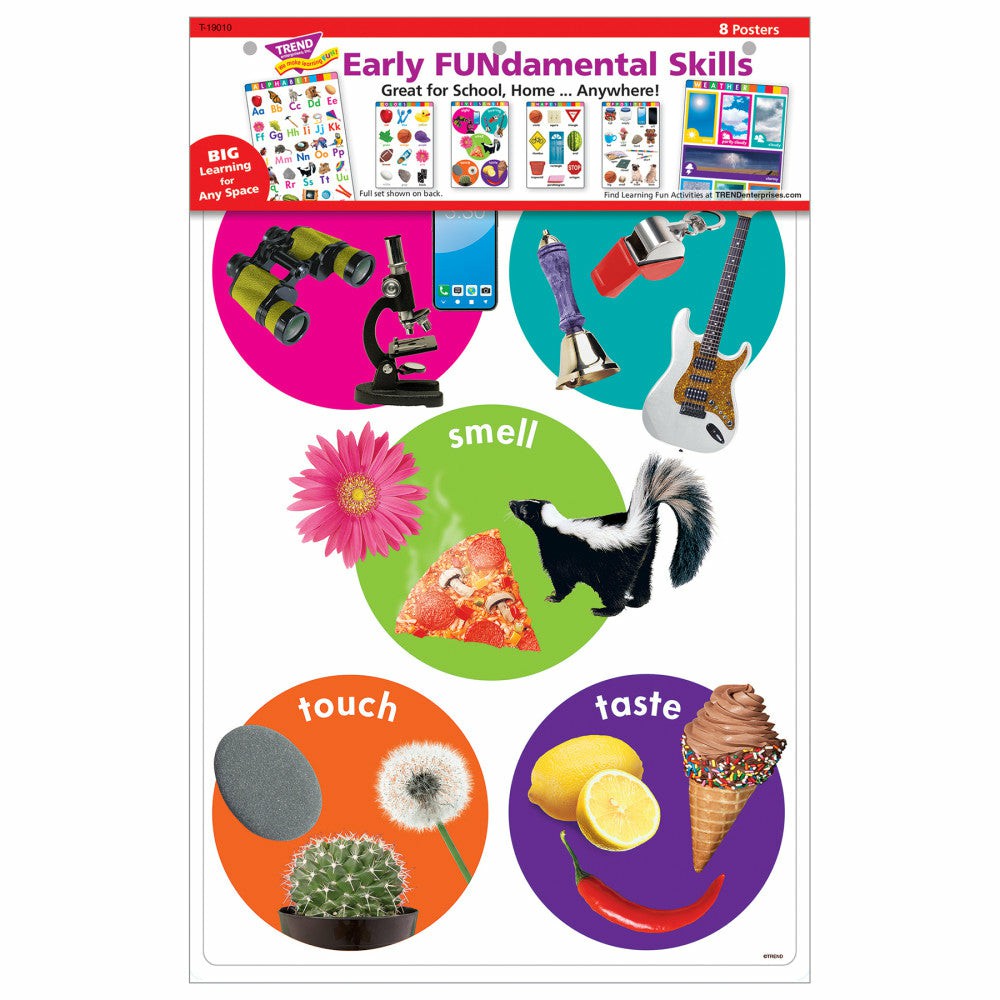 Preschool Learning & Development Toys | Early Fundamental Skills Learning Set – Educational Posters For Kids Learning & Development Preschool Learning & Development Toys