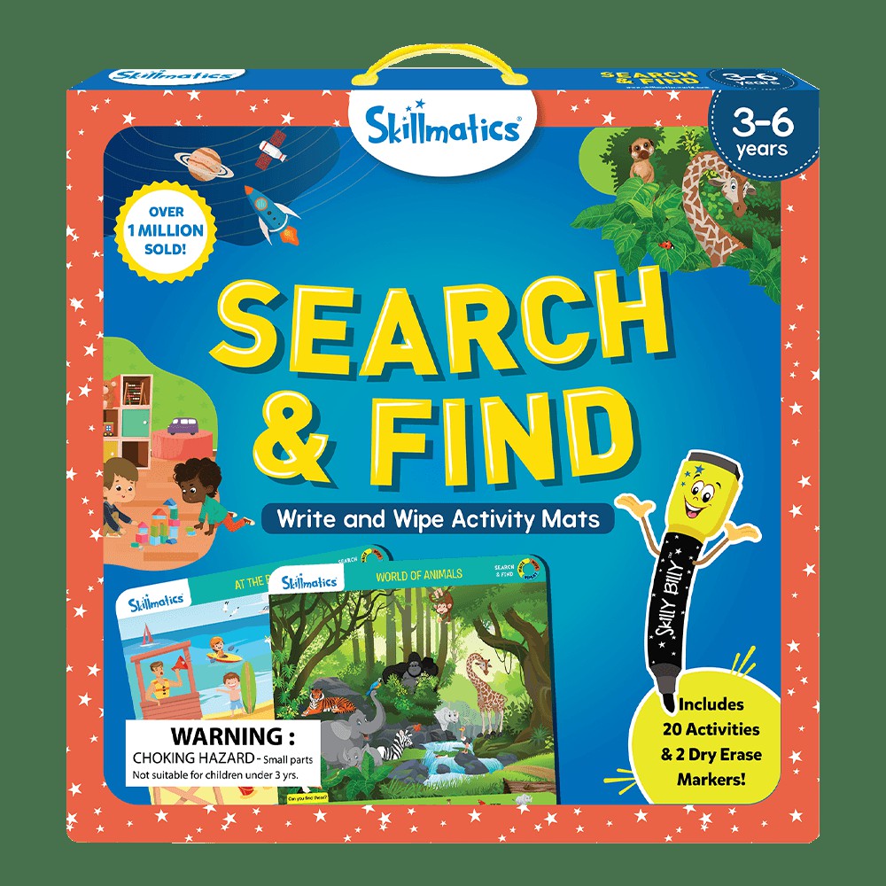 Preschool Learning & Development Toys | Search & Find Reusable Activity Mats – Educational Learning Toy Learning & Development Preschool Learning & Development Toys