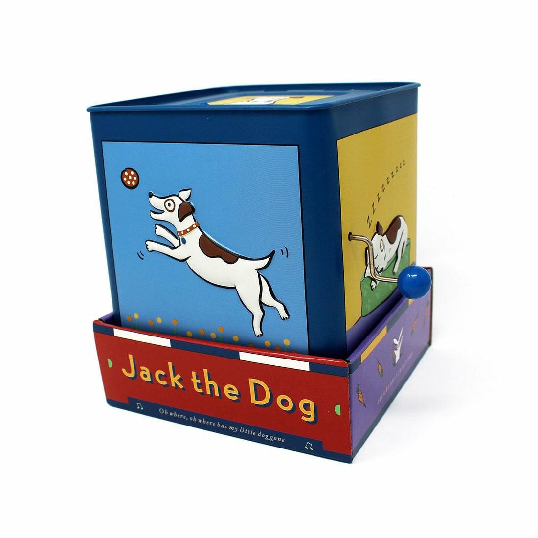 Preschool Pals | Jack The Dog Musical Tin Jack In The Box Toy Preschool Toys & Activities Preschool Pals