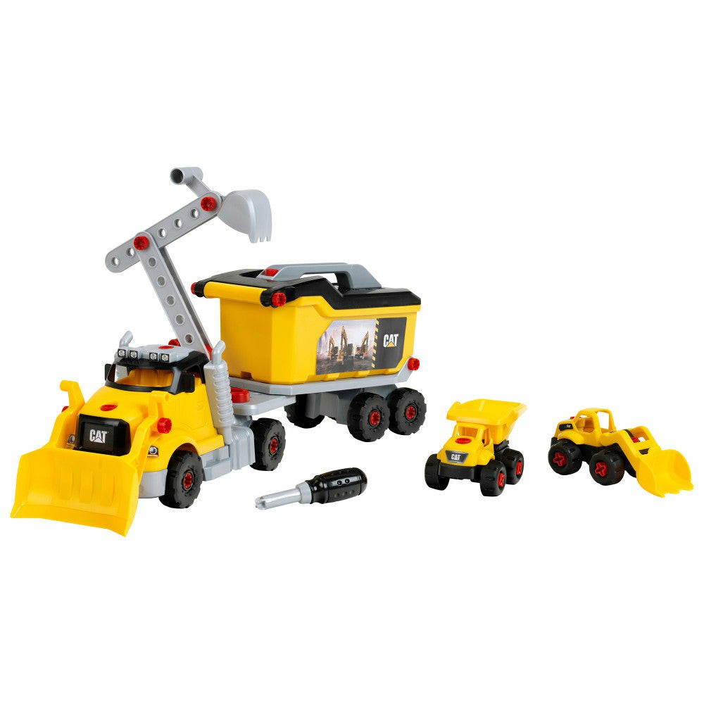 Preschool Vehicles | Cat 4-In-1 Screw Truck Construction Toy Set By Theo Klein Preschool Toys & Activities Preschool Vehicles