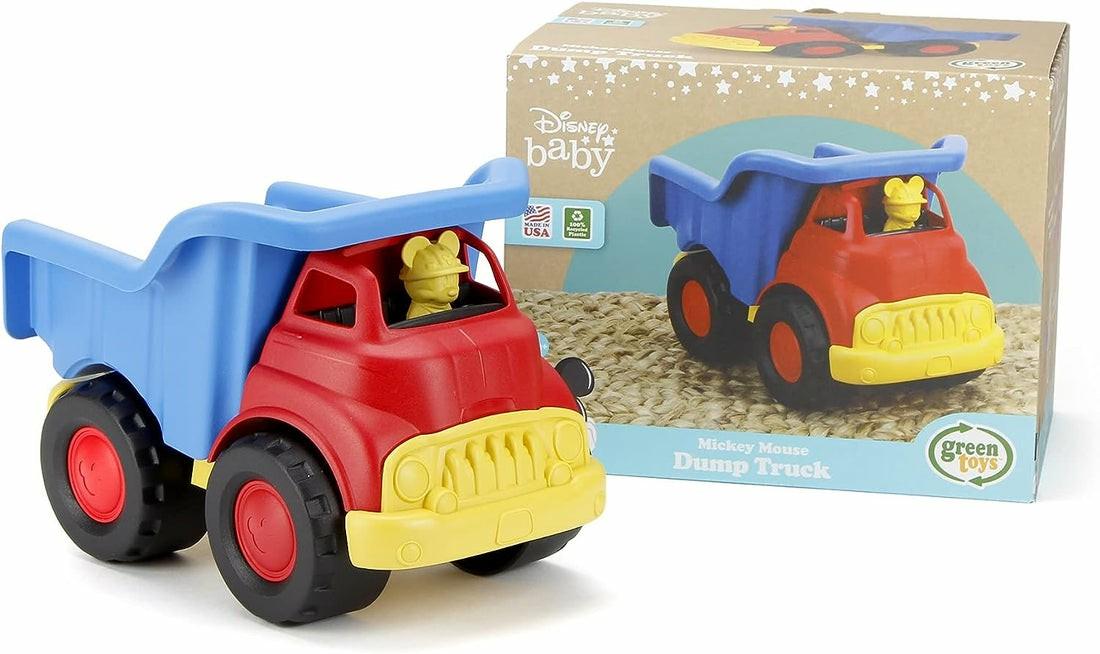 Preschool Vehicles | Green Toys Disney Mickey Mouse Eco-Friendly Dump Truck – Red/Blue Preschool Toys & Activities Preschool Vehicles